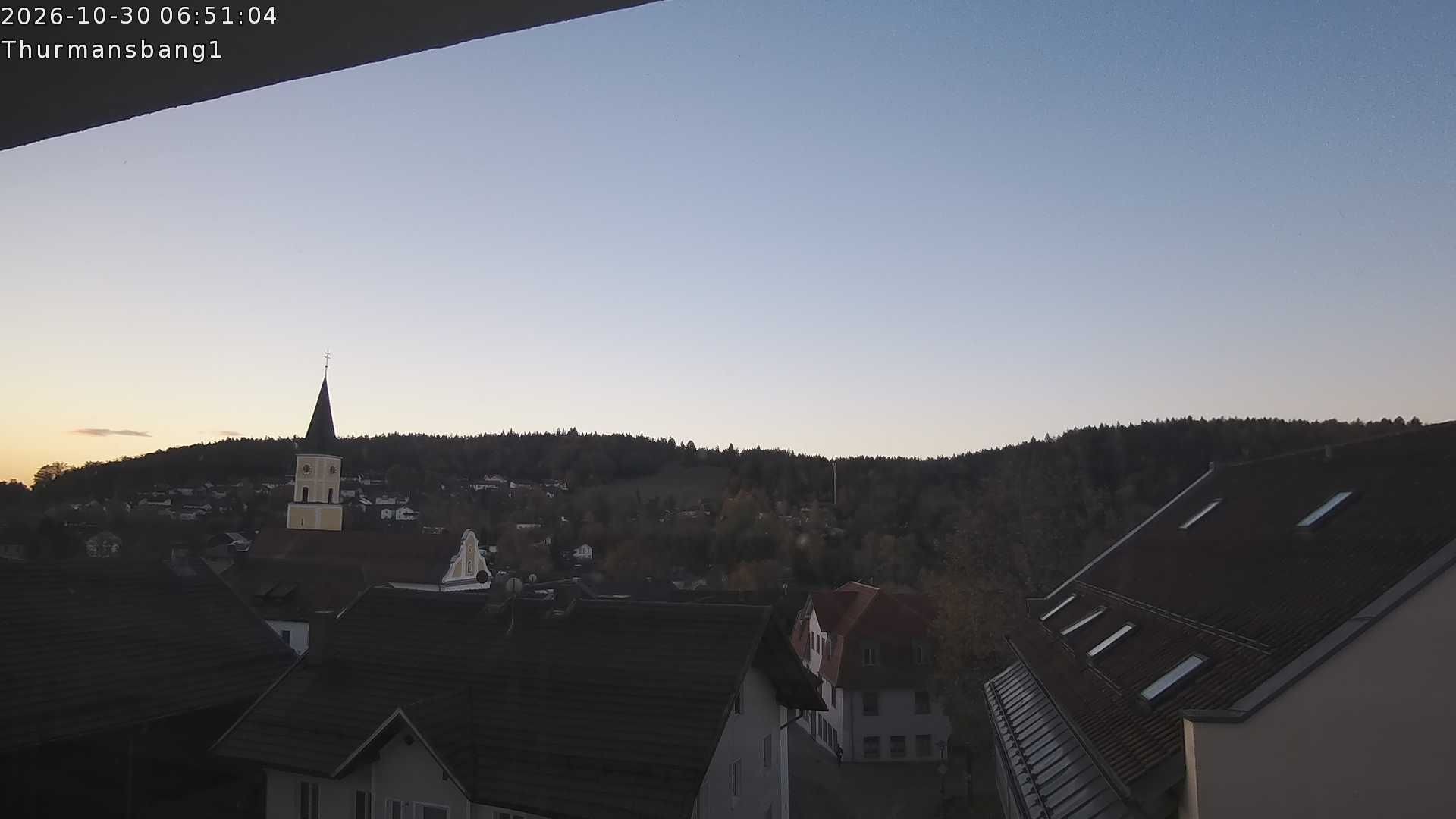 Archiv Foto Webcam Blick auf Thurmansbang im Bayerischen Wald