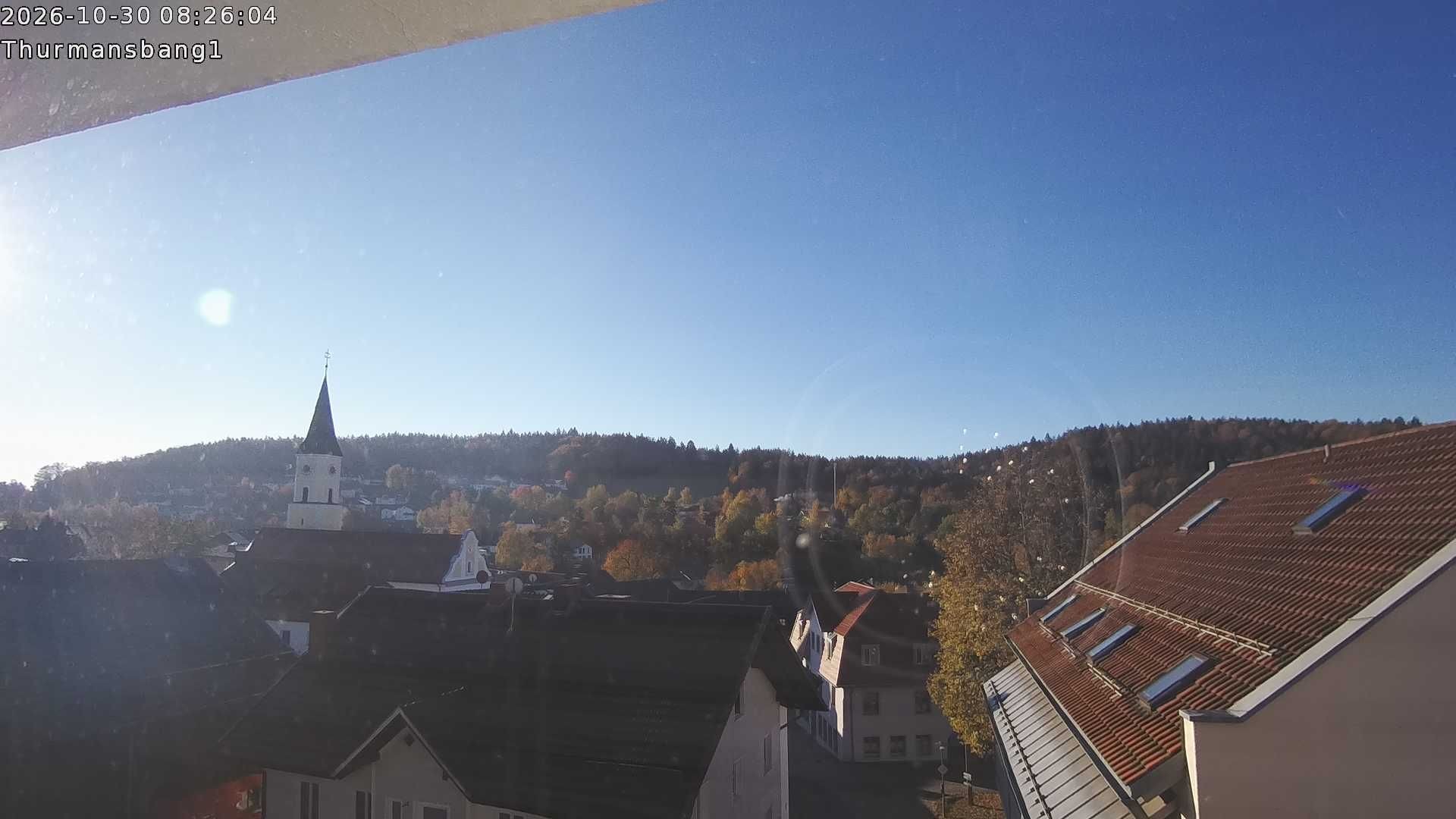 Archiv Foto Webcam Blick auf Thurmansbang im Bayerischen Wald