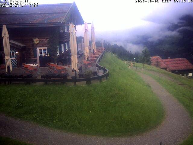 Archived image Webcam Alp "Sonna"