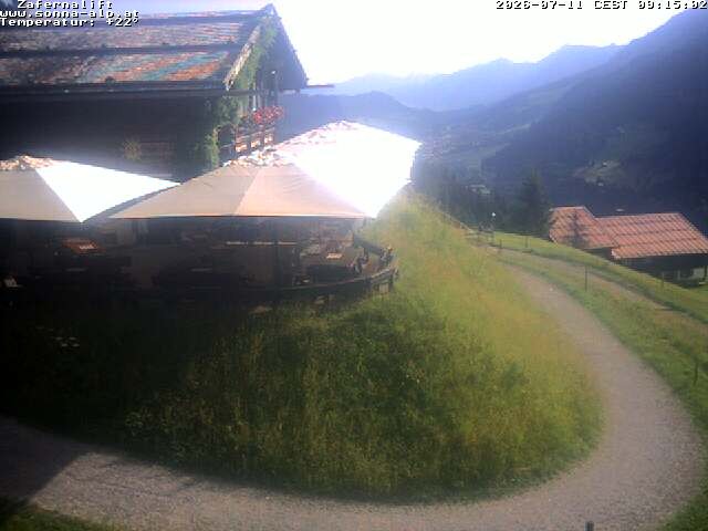 Archived image Webcam Alp "Sonna"