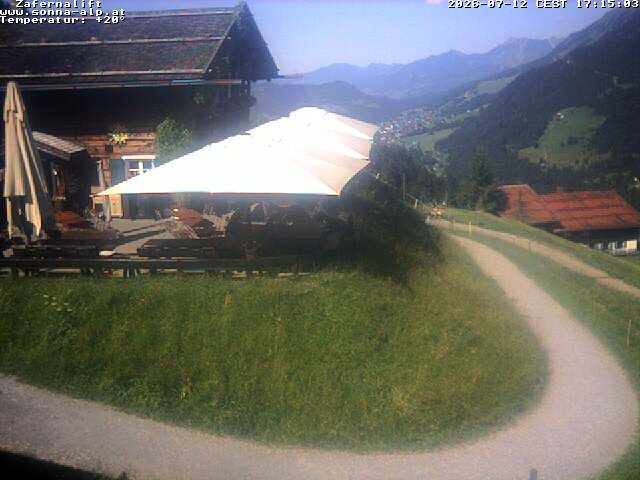 Archived image Webcam Alp "Sonna"