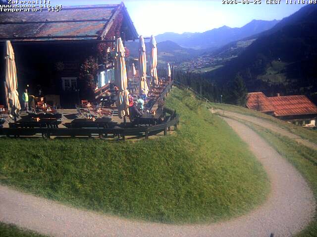 Archived image Webcam Alp "Sonna"