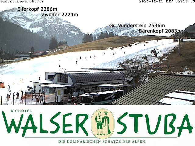 Archiv Foto Webcam Hotel für Bergfreunde - Walserstuba