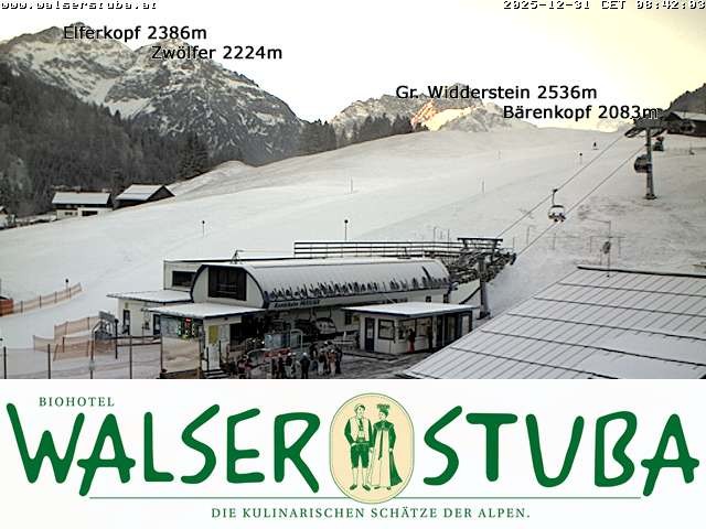 Archiv Foto Webcam Hotel für Bergfreunde - Walserstuba