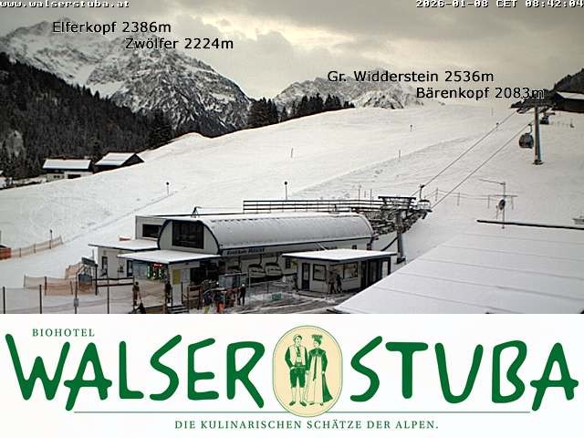 Archiv Foto Webcam Hotel für Bergfreunde - Walserstuba