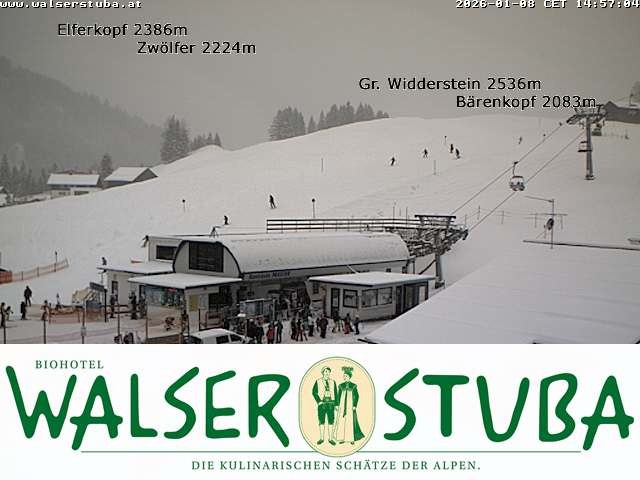 Archiv Foto Webcam Hotel für Bergfreunde - Walserstuba