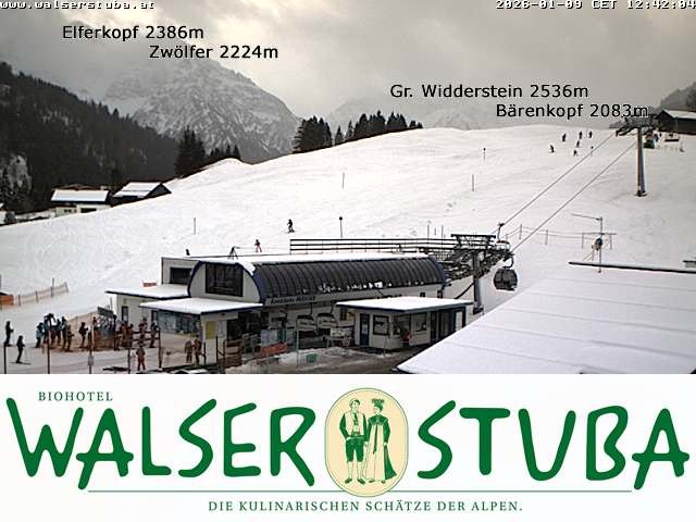 Archiv Foto Webcam Hotel für Bergfreunde - Walserstuba