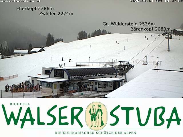 Archiv Foto Webcam Hotel für Bergfreunde - Walserstuba
