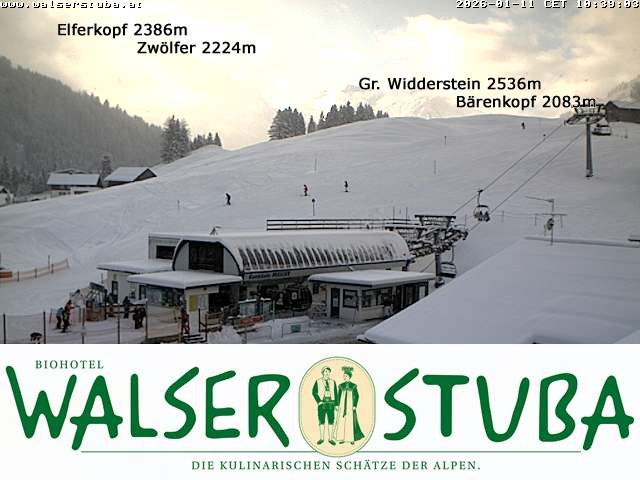 Archiv Foto Webcam Hotel für Bergfreunde - Walserstuba