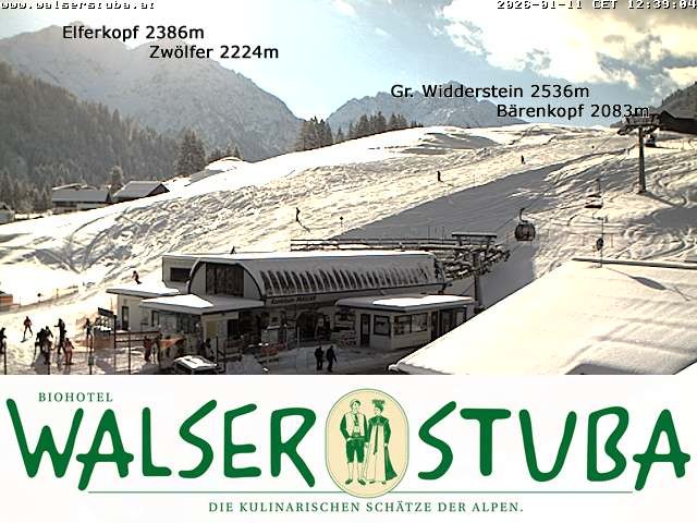 Archiv Foto Webcam Hotel für Bergfreunde - Walserstuba