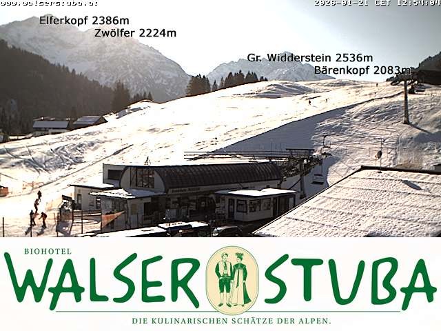 Archived image Webcam Hotel "Walserstuba"