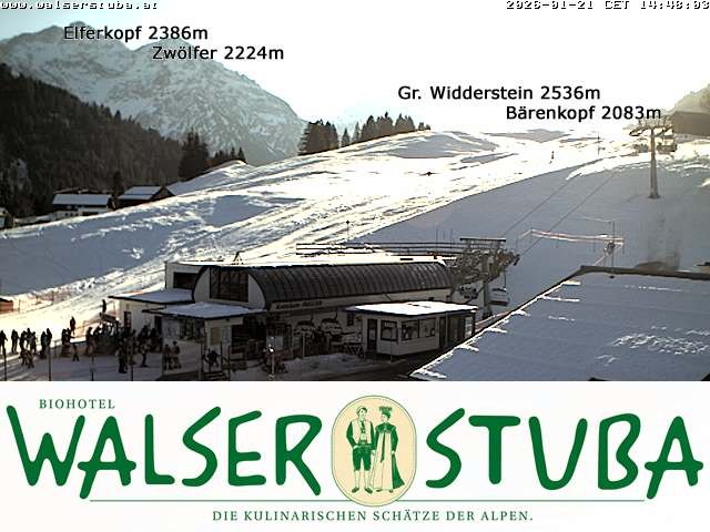 Archived image Webcam Hotel "Walserstuba"