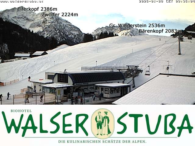 Archiv Foto Webcam Hotel für Bergfreunde - Walserstuba