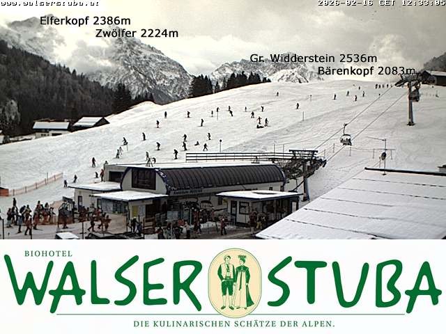 Archiv Foto Webcam Hotel für Bergfreunde - Walserstuba