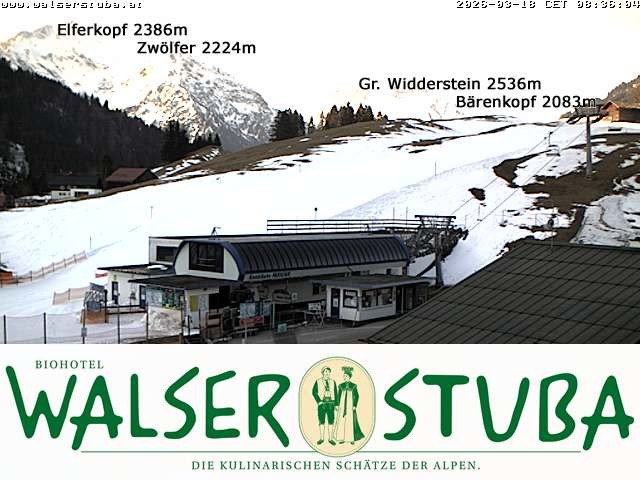 Archiv Foto Webcam Hotel für Bergfreunde - Walserstuba