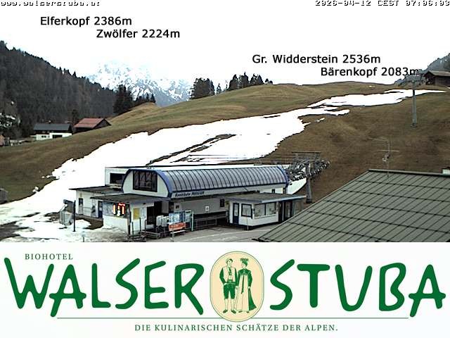Archiv Foto Webcam Hotel für Bergfreunde - Walserstuba