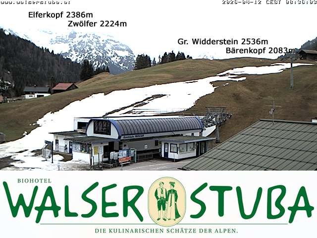 Archiv Foto Webcam Hotel für Bergfreunde - Walserstuba