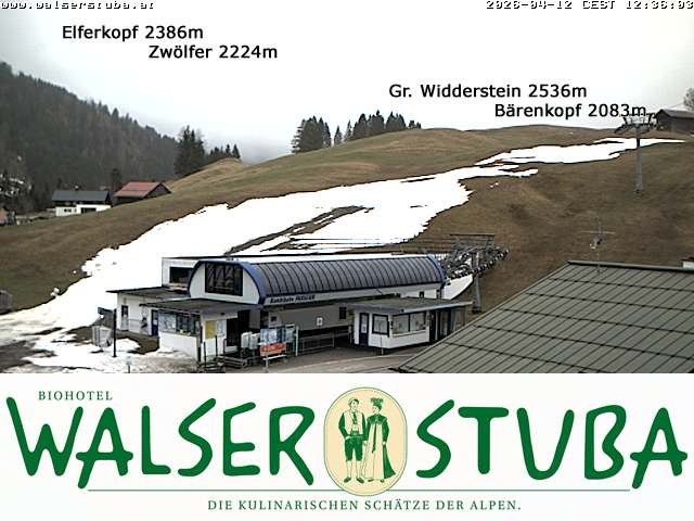 Archiv Foto Webcam Hotel für Bergfreunde - Walserstuba