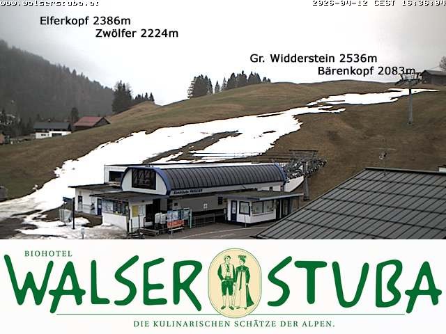 Archiv Foto Webcam Hotel für Bergfreunde - Walserstuba
