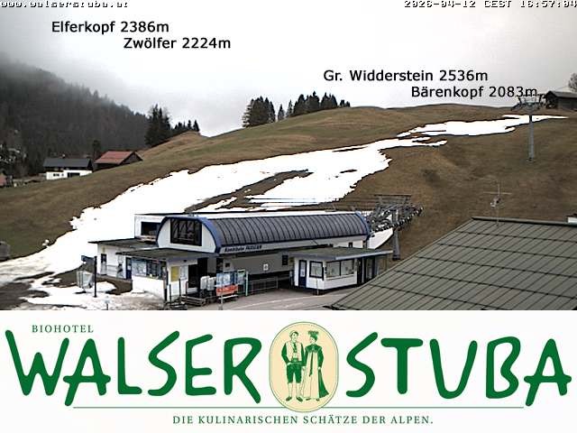 Archiv Foto Webcam Hotel für Bergfreunde - Walserstuba