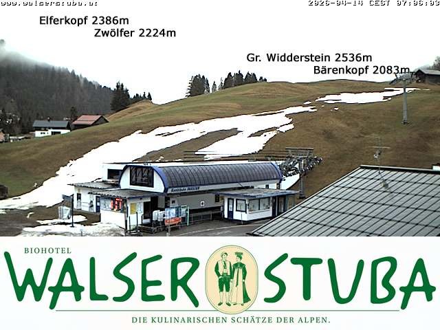 Archiv Foto Webcam Hotel für Bergfreunde - Walserstuba