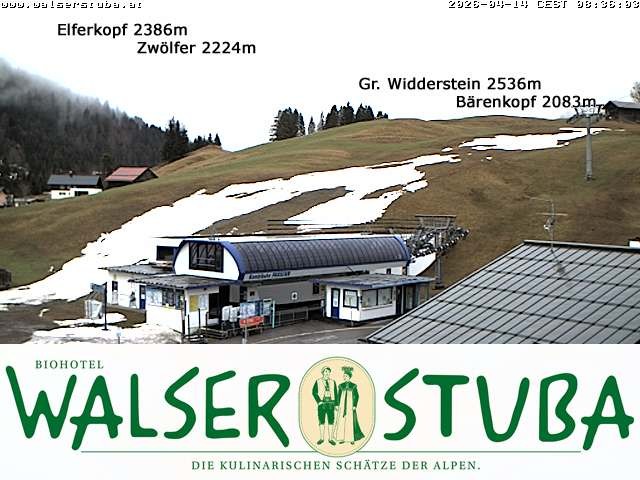 Archiv Foto Webcam Hotel für Bergfreunde - Walserstuba