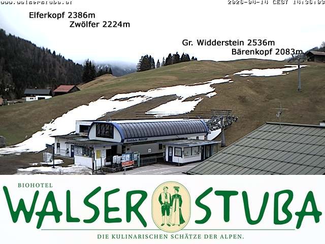 Archiv Foto Webcam Hotel für Bergfreunde - Walserstuba