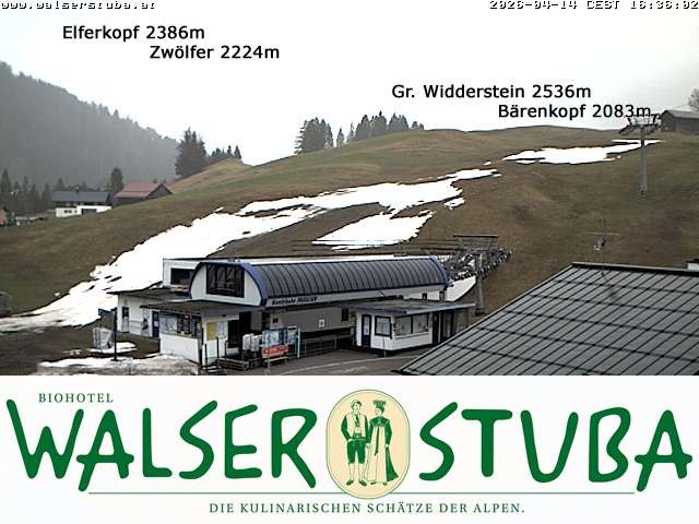 Archiv Foto Webcam Hotel für Bergfreunde - Walserstuba