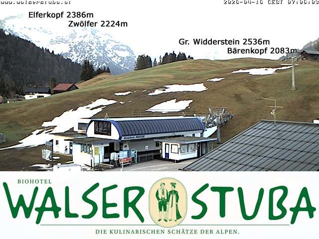Archiv Foto Webcam Hotel für Bergfreunde - Walserstuba