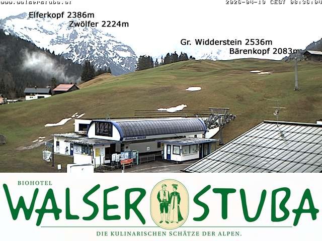 Archiv Foto Webcam Hotel für Bergfreunde - Walserstuba
