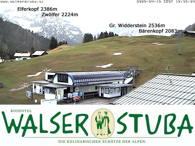 Archiv Foto Webcam Hotel für Bergfreunde - Walserstuba