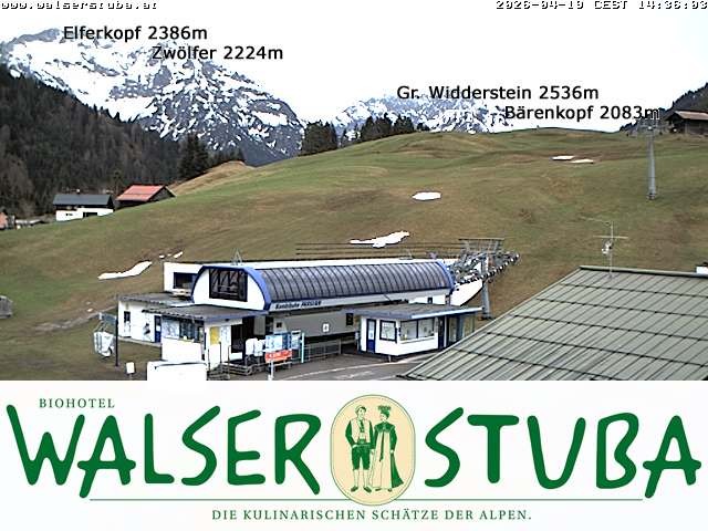 Archiv Foto Webcam Hotel für Bergfreunde - Walserstuba