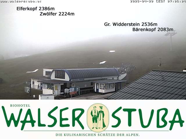 Archiv Foto Webcam Hotel für Bergfreunde - Walserstuba