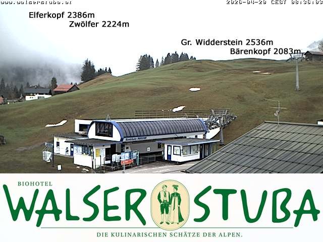 Archiv Foto Webcam Hotel für Bergfreunde - Walserstuba