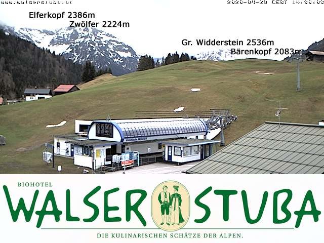 Archiv Foto Webcam Hotel für Bergfreunde - Walserstuba
