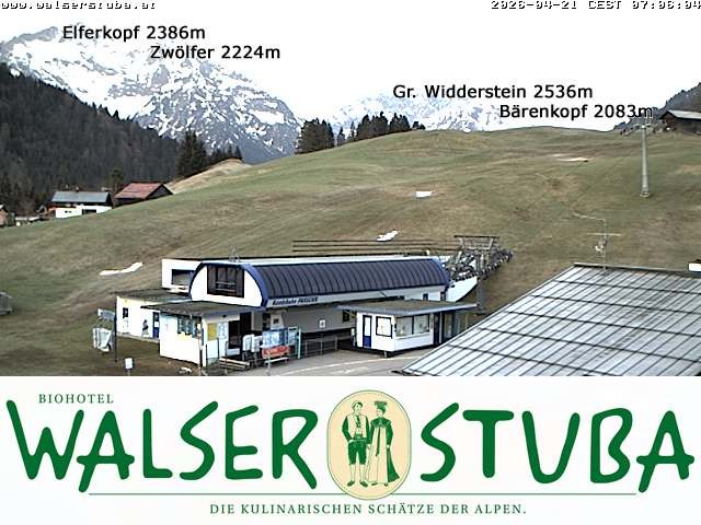 Archiv Foto Webcam Hotel für Bergfreunde - Walserstuba