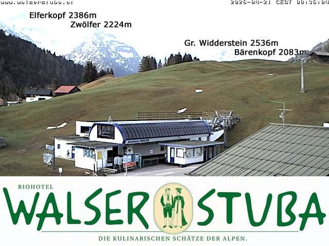Archiv Foto Webcam Hotel für Bergfreunde - Walserstuba