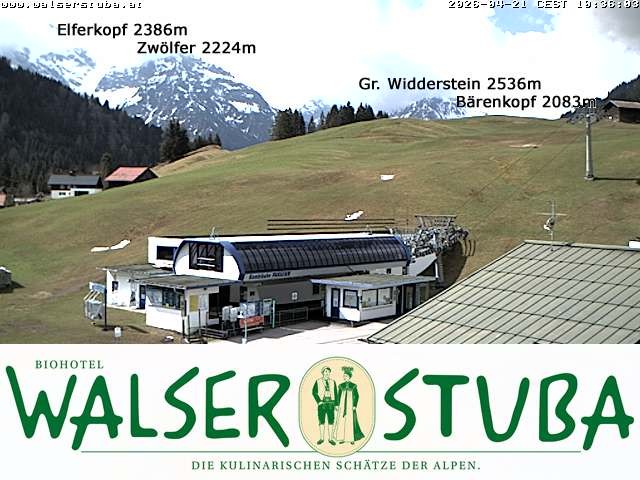 Archiv Foto Webcam Hotel für Bergfreunde - Walserstuba