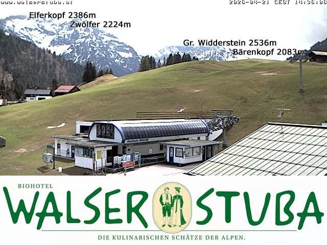 Archiv Foto Webcam Hotel für Bergfreunde - Walserstuba