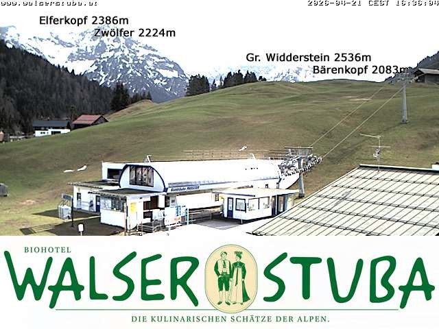 Archiv Foto Webcam Hotel für Bergfreunde - Walserstuba