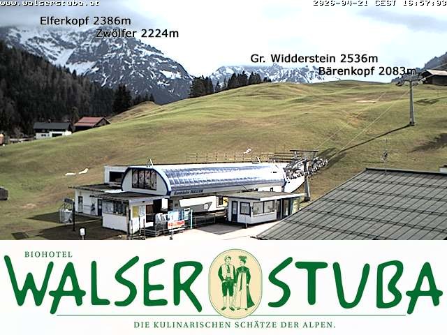 Archiv Foto Webcam Hotel für Bergfreunde - Walserstuba