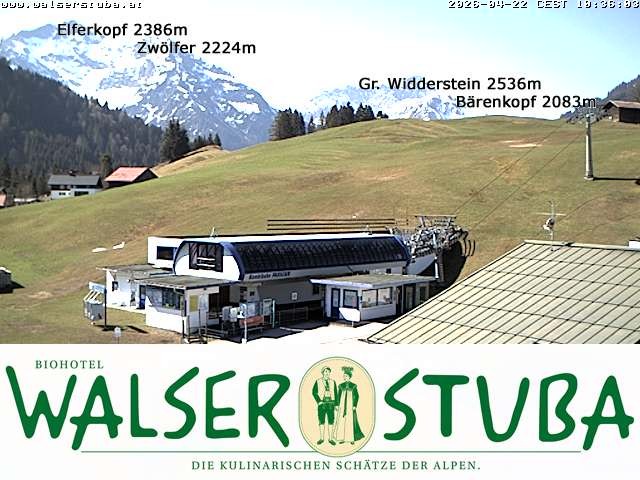Archiv Foto Webcam Hotel für Bergfreunde - Walserstuba