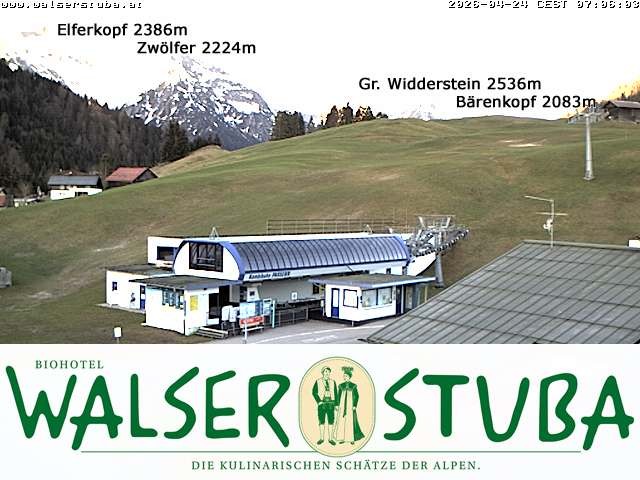 Archiv Foto Webcam Hotel für Bergfreunde - Walserstuba