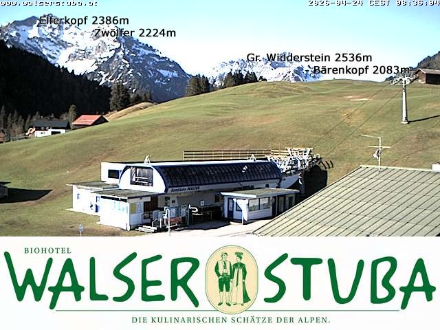 Archiv Foto Webcam Hotel für Bergfreunde - Walserstuba