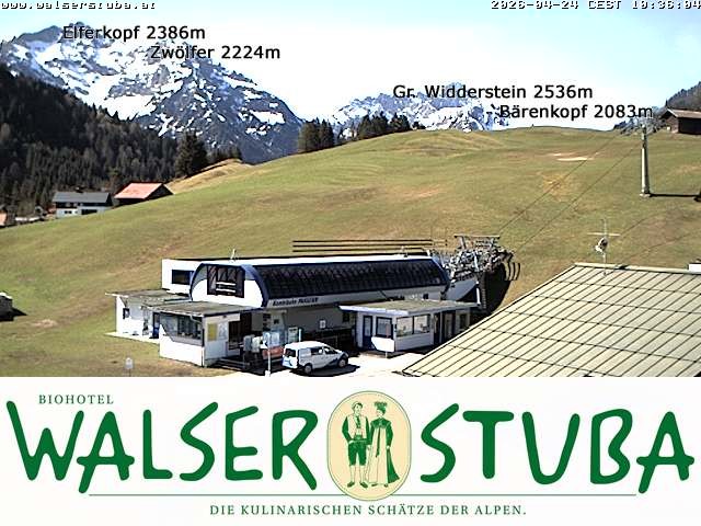 Archiv Foto Webcam Hotel für Bergfreunde - Walserstuba