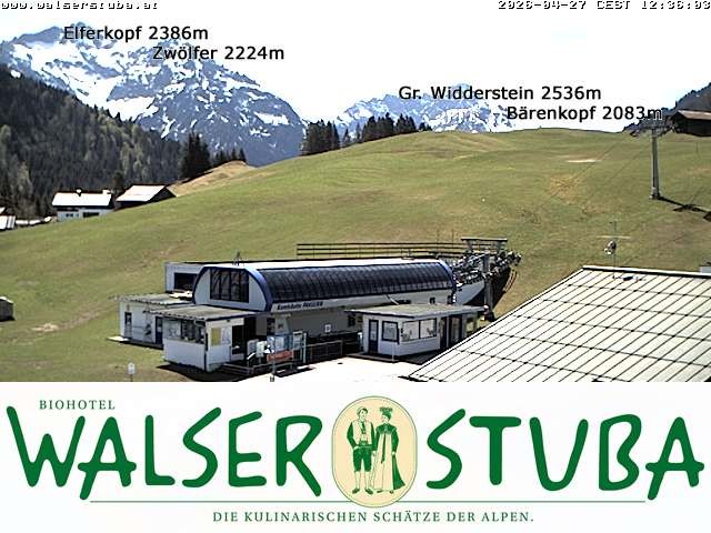 Archiv Foto Webcam Hotel für Bergfreunde - Walserstuba
