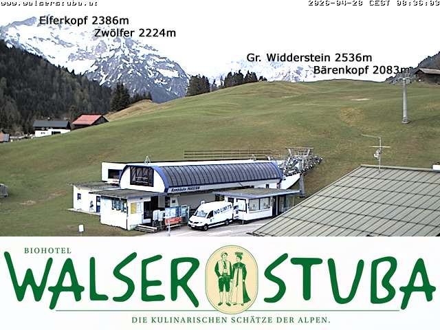 Archived image Webcam Hotel "Walserstuba"