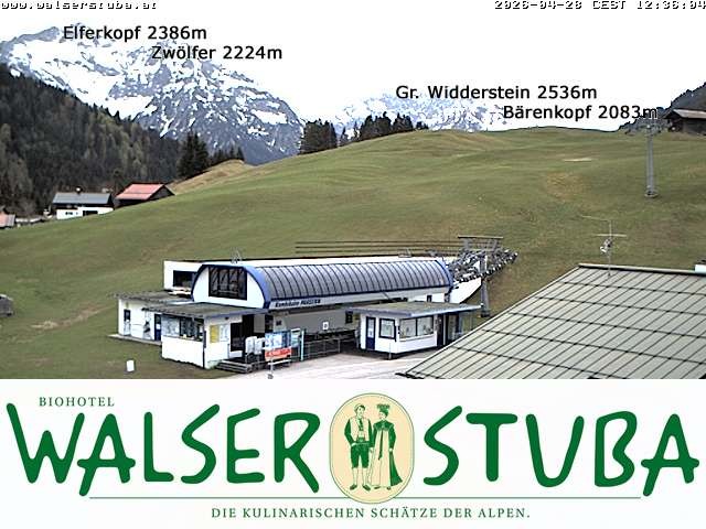 Archiv Foto Webcam Hotel für Bergfreunde - Walserstuba