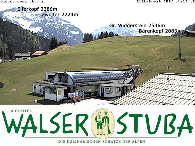Archiv Foto Webcam Hotel für Bergfreunde - Walserstuba