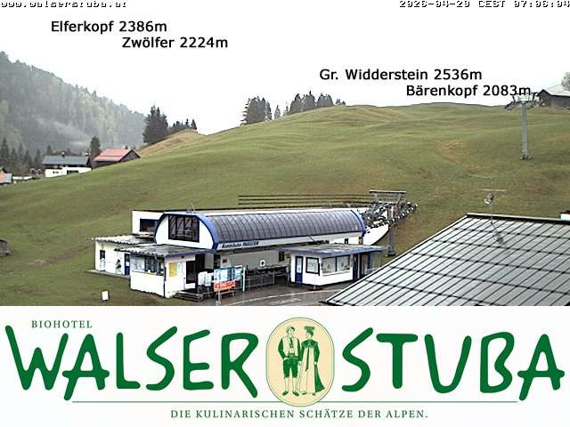 Archiv Foto Webcam Hotel für Bergfreunde - Walserstuba